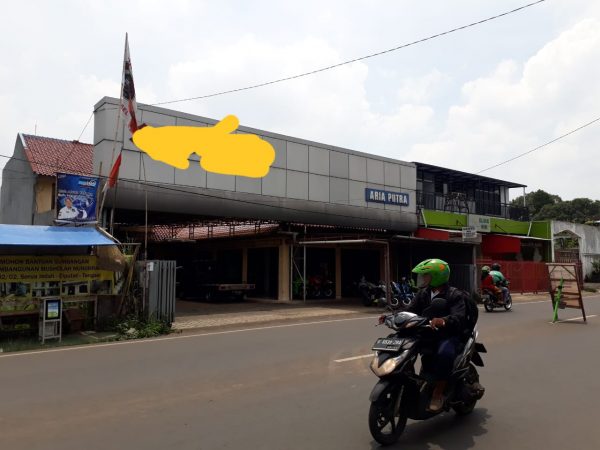 Bangunan Dealer Motor di Aria Putra, Ciputat, Tangsel 5,2M