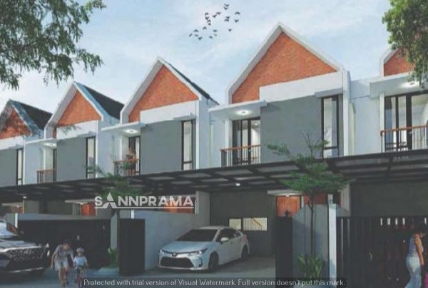 Rumah 2 Lantai Dekat Tol Sawangan Pinggir Jalan Raya