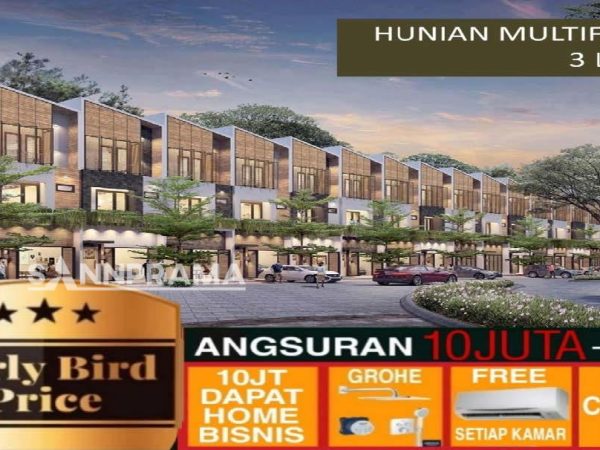 ruko soho dijual ciputat timur synthesis home
