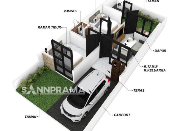 rumah dijual pondok rajeg sannprama