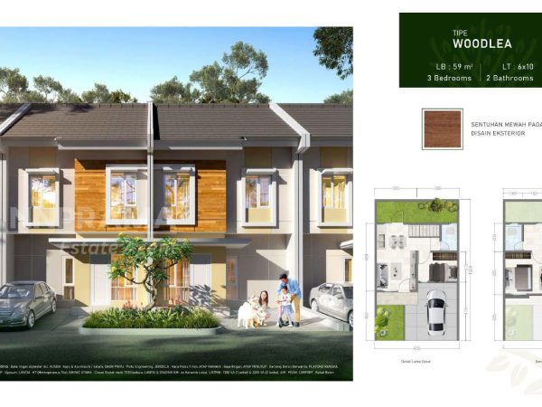 rumah dijual paradise serpong city sannprama