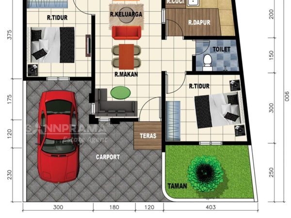 rumah dijual pengasinan depok sannprama