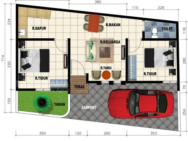 rumah dijual pengasinan depok sannprama