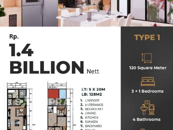 rumah dijual jatiasih sannprama