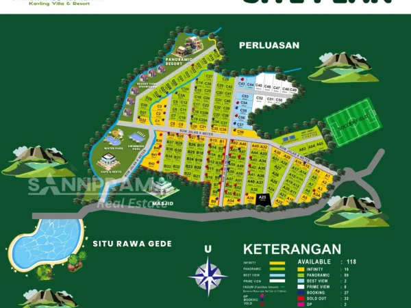 kavling villa puncak dua panoramic highland