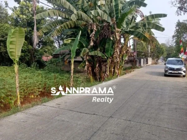 Tanah SHM Kalisuren Bogor Pinggir Jalan  -Indar-