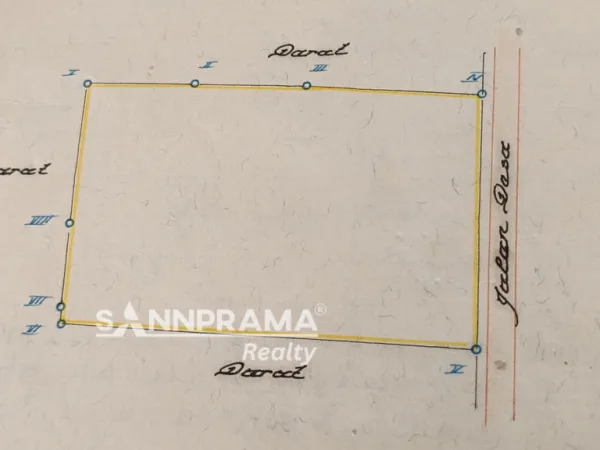 TANAH DIJUAL BEDAHAN SHM