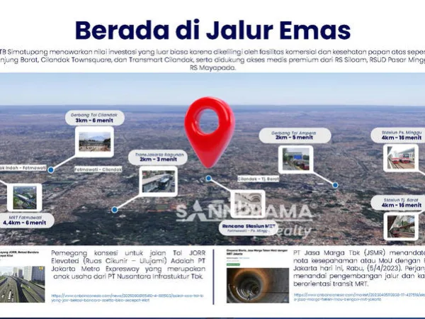 Lahan Prime 1,9 Ha di Jalur Emas TB Simatupang – Investasi Strategis Jakarta Selatan